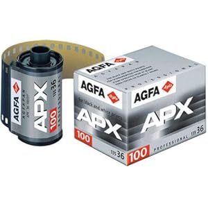 Agfa Agfapan APX 100 Black & White Negative Film ISO 100, 35mm Size, 36 Exposure