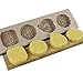 QMOEH Chinese Traditional Mini Wooden Mid-autumn Festival Mooncake Mold (Fu Lu Shou Xi)