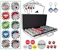 300 11.5 Gram One of a Kind Clay Composite Gambling Poker Chip Chipset.