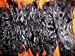 Black mohair locks doll hair reborn rooting wig supplies