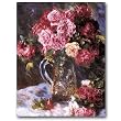 Roses, 1879 - Box Set of 12 Greeting Cards and matching patterned envelopes