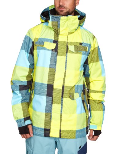 O'Neill Herren Jacke PM ESCAPE FRIXTON, YELLOW AOP, S, 150062-2900-S