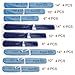 Aspire 36 Pcs Paper Pom Poms Blue Tissue Paper Flower Mixed Sizes Baby Shower Wedding Party Favors