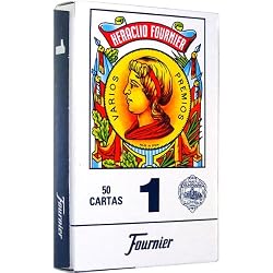 Fournier 1-50 Spanish Playing Cards (Blue)