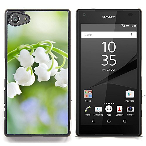 Eason Shop / Hard Slim Snap-On Case Cover Shell - Lily Of The Valley Macro - For Sony Xperia Z5 Compact Z5 Mini (Not for Normal Z5)