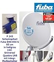 P245 Fuba Satspiegel DAA 850 grau, Universal Quattris LNB mit integr. MS
