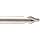 Magafor S185 6 Piece, 2 Flute, 60 Degrees Cutting Angle High-Speed Steel Uncoated (Bright) Combination Center Drill And Countersink Bit Set