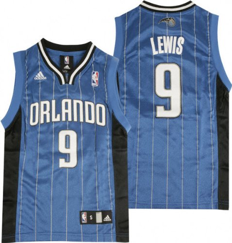 Rashard Lewis Youth Jersey: adidas Blue Replica #9 Orlando Magic Jersey