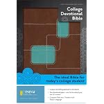 Holy Bible: Today's New International Version, Mocha/aqua Italian Duo-tone, College Bible book cover