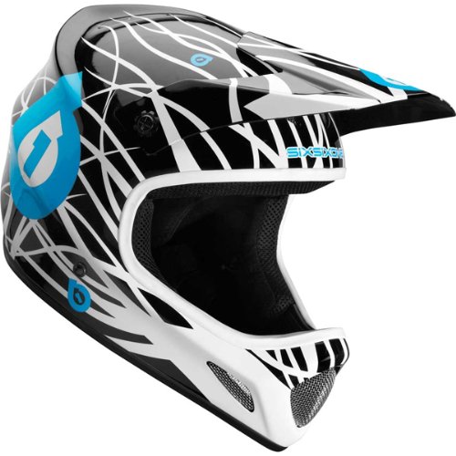 SixSixOne Evo Wired Mens Full Face All Terrain Bicycle MTB Helmet w/ Free B&F Heart Sticker Black/Cyan / Medium 51nVXYrVUzL SixSixOne Evo Wired Mens Full Face All Terrain Bicycle MTB Helmet w/ Free B&F Heart Sticker Black/Cyan / Medium