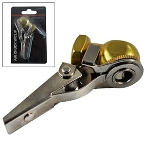 Amazon.com: Ball Tire Inflator Air Chuck Clip Type Right Angle DIY Automotive Brass 1/4" NPT
