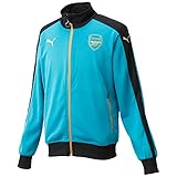 (プーマ)PUMA ARSENAL スタジアムジャケット 747597 04 カプリ ブリーズ/アンスラサイト/ウ゛ィクトリーゴールド XS