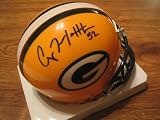 CLAY MATTHEWS SIGNED AUTOGRAPHED GREEN BAY PACKERS MINI HELMET W/ HOLOGRAM + COA