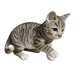 国華園 精巧ポリ製オーナメント やんちゃねこ・あんこ 1個 幅16×奥行35.7×高さ23.5cm ネコ