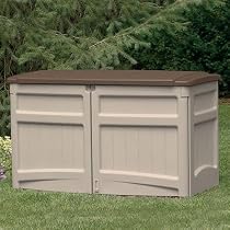 Suncast GS1000B Horizontal Storage Shed, 20-cubic ft
