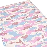 国産 【 日本製 】 ベビー 掛け 布団 カバー ファスナー タイプ 80×100cm お昼寝 布団 カバー カモフラ アイボリー