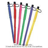 Tervis Set of 6 Assorted Color Straws