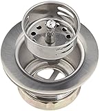 Keeney 878PC Bar Sink Strainer, Stainless Steel