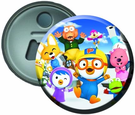 Pororo #3 58mm Button Bottle Opener / Fridge / Magnet