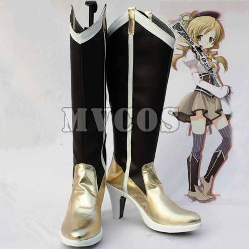 [ Mvcos ] magical girl Madoka TM Magica Tomoe Mami cosplay boots Boots Medium size 22CM-28CM (25.0cm)
