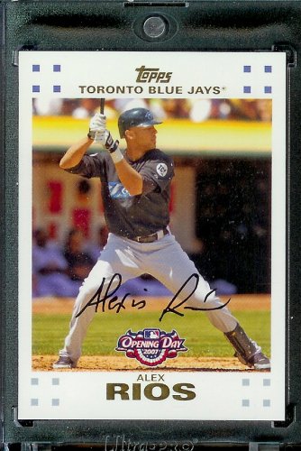 2007 Topps Opening Day #146 Alex Rios Toronto Blue Jays - Mint Condition - Shipped in Protective Display Case !