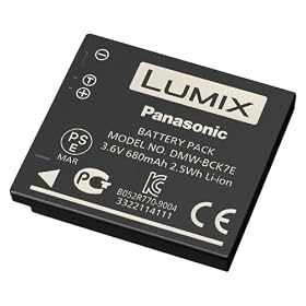 Panasonic DMW-BCK7E Battery for Lumix FX77, FS37, FS35, FS22, FS18, FS16, FS14, S3 and S1