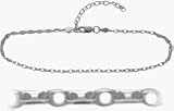 Genuine Sterling Silver Gucci Style Anklet