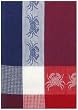 Waffle Weave 100% Cotton Crab Dishtowel Navy Blue 18" X 28" Set / 6
