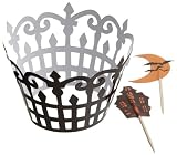 Wilton Haunted Manor Cupcake Wrapping Kit