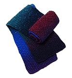 Hand-Knit Colourscape Lambswool Scarf