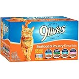 9Lives Seafood and Poultry Variety Pack, 24-Count