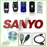 Sanyo SCP-3200 Phone Charging USB Data Cable Kit! Use this to access all your phone's data, ringtones, pictures, phonebook, internet & more! PLUS a FREE bonus CD with over 15,000 Ringtones & Pictures! (SCP3200)