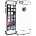 iPhone 6S Plus Case, iPhone 6 Plus Case, MagicMobile Hybrid Hard Protective Slim Durable Case for Apple iPhone 6S Plus / 6 Plus (5.5') Dual Layer [TPU + Hard PC] Armor Cute Cover - White - Gray