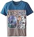 Star Wars Big Boys' T-Shirt, Warm Turquoise, Large/14-16