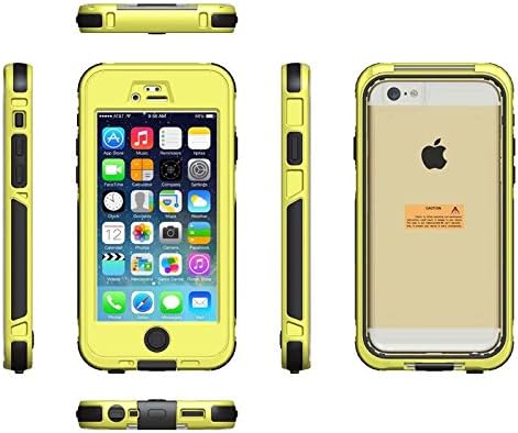 Universal Shockproof, Waterproof case, Hard Phone case for iPhone 6 & 6S (Yellow)
