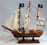 Pirate Ship Wood 9 X 9 Nautical Maritime Boat Decor New