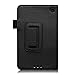 Fintie Folio Case for Fire HD 6 - Slim Fit Vegan Leather Standing Protective Cover with Auto Sleep/Wake Feature (will only fit Amazon Kindle Fire HD 6, 6-Inch HD Display Tablet 2014 Release), Black