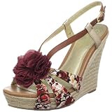 Seychelles Women's Rogers Ankle-Strap Sandal,Whiskey Fabric,9 M US