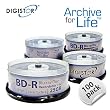 DIGISTOR 25GB Blu-ray BD-R Media, Silver Surface Disc (100-Pack)