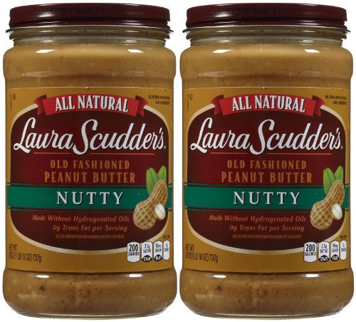 Laura Scudder's Natural Crunchy Peanut Butter - 26 oz - 2 pk