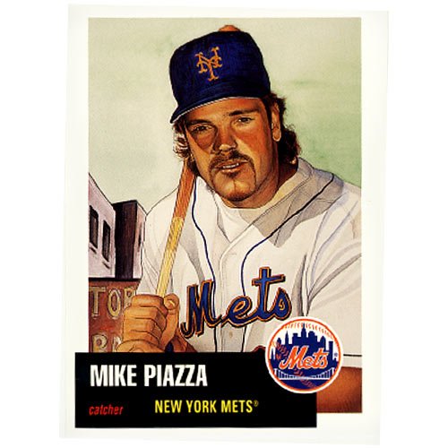 Good Sports Art New York Mets Mike Piazza '53 Lithograph