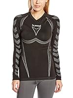 Hummel Camiseta Interior Técnica (Negro / Gris Oscuro)