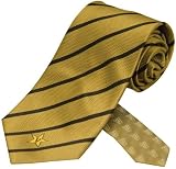 VANDERBILT UNIVERSITY NARROW STRIPE SILK TIE