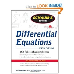 Schaum's Outline of Differential Equations, 3ed (Schaum's Outline Series)