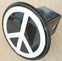 Peace Sign Trailer Hitch Cover Plug for Cars, Trucks, SUVs