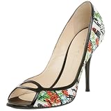 Casadei Women's 8034 Peep Toe Pump