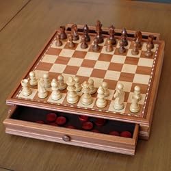 Camphor Chess/Checkers Set