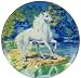 Royal Doulton Plate Reflections of The Diamond Unicorn