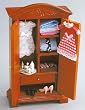 Reutter Porcelain Miniature Clothing Amoire