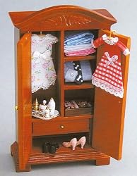 Reutter Porcelain Miniature Clothing Amoire